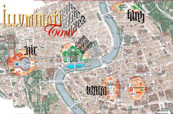 illuminati rome map
