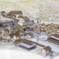 Forum Romanum im 2.Jh. v.Chr (Rekonstruktion)
