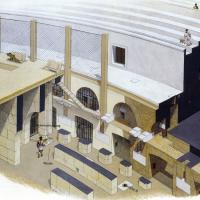 Kolosseum, unterirdische Räume (Rekonstruktion)