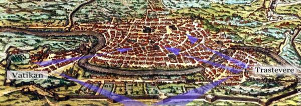 Braun und Hogenberg Rom 1575