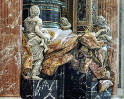 Gian Lorenzo Bernini Grabmal des Alexander VIIl. Chigi in der Peterskirche Rom